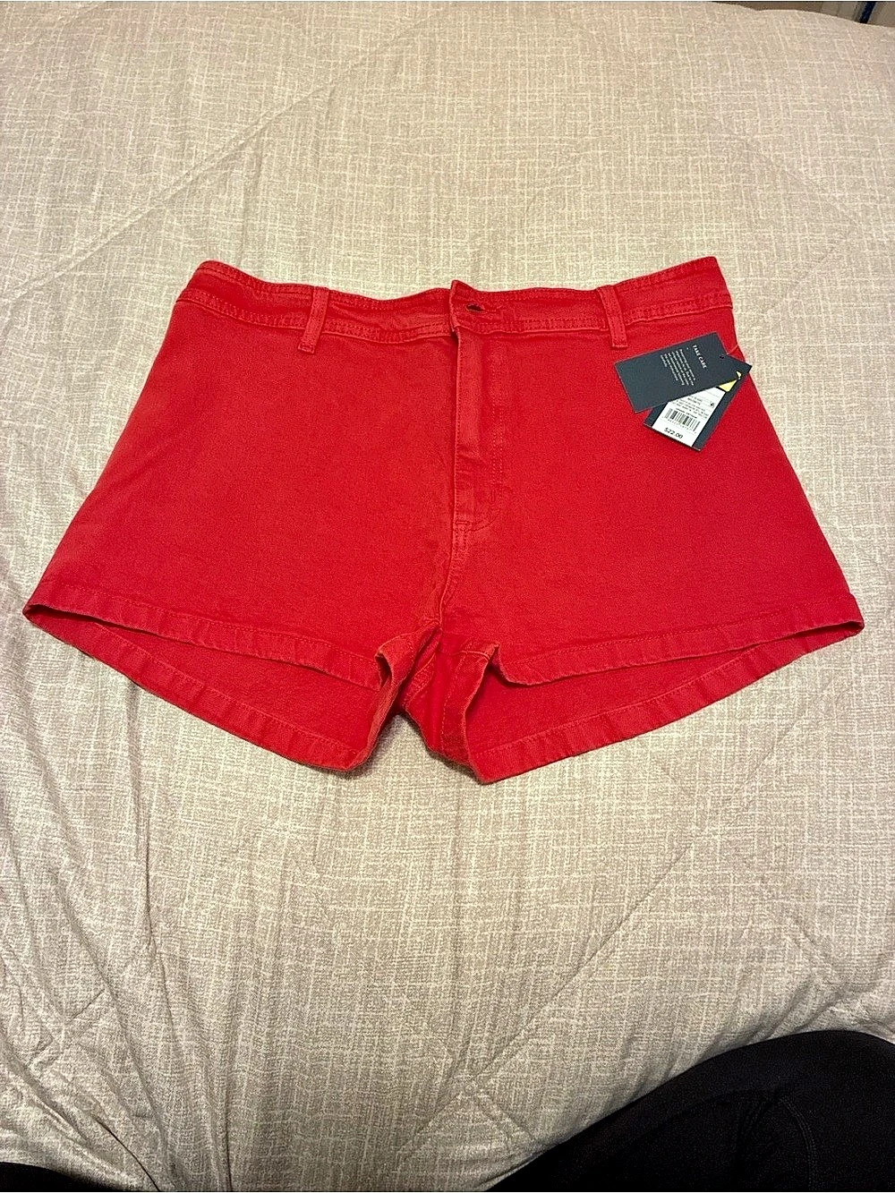 Universal Thread Highest-Rise Sailor Denim Shorts Red